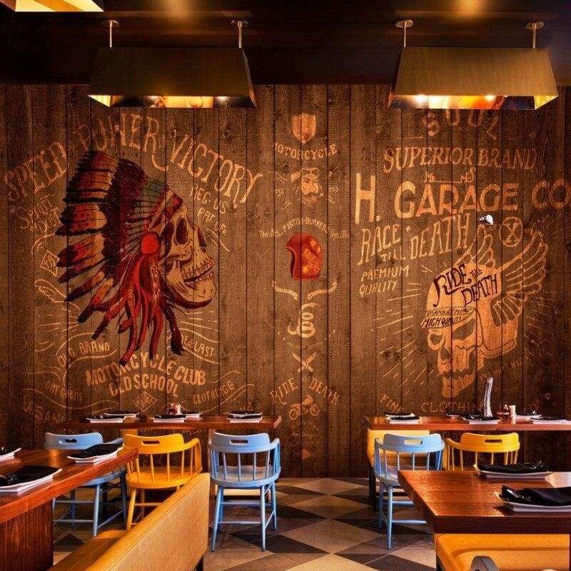 Carta da parati vintage indiana