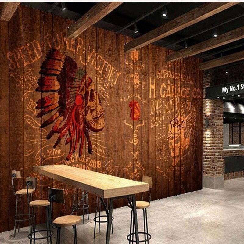 Carta da parati vintage indiana