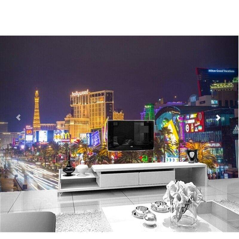 Carta da parati vintage di Las Vegas