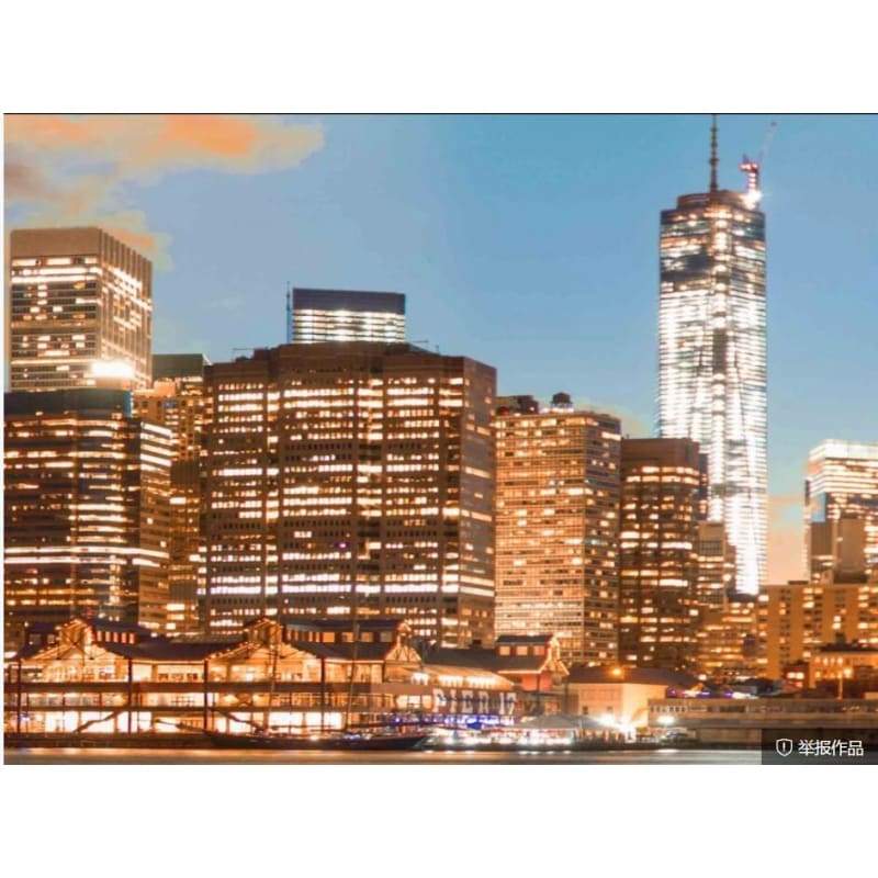 Carta da parati vintage New York 4 pareti