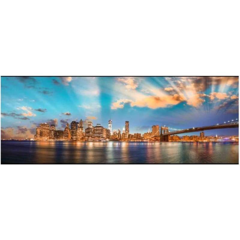 Carta da parati vintage New York 4 pareti