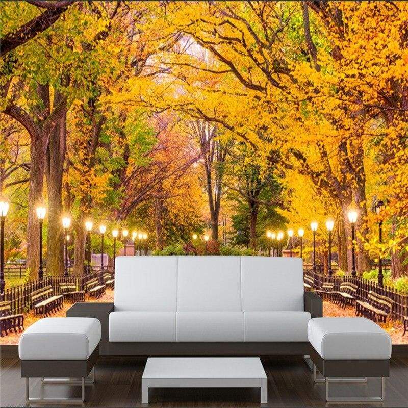 Carta da parati vintage per ragazze di New York