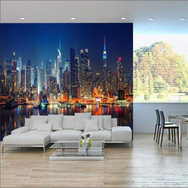 Carta da parati vintage panoramica di New York