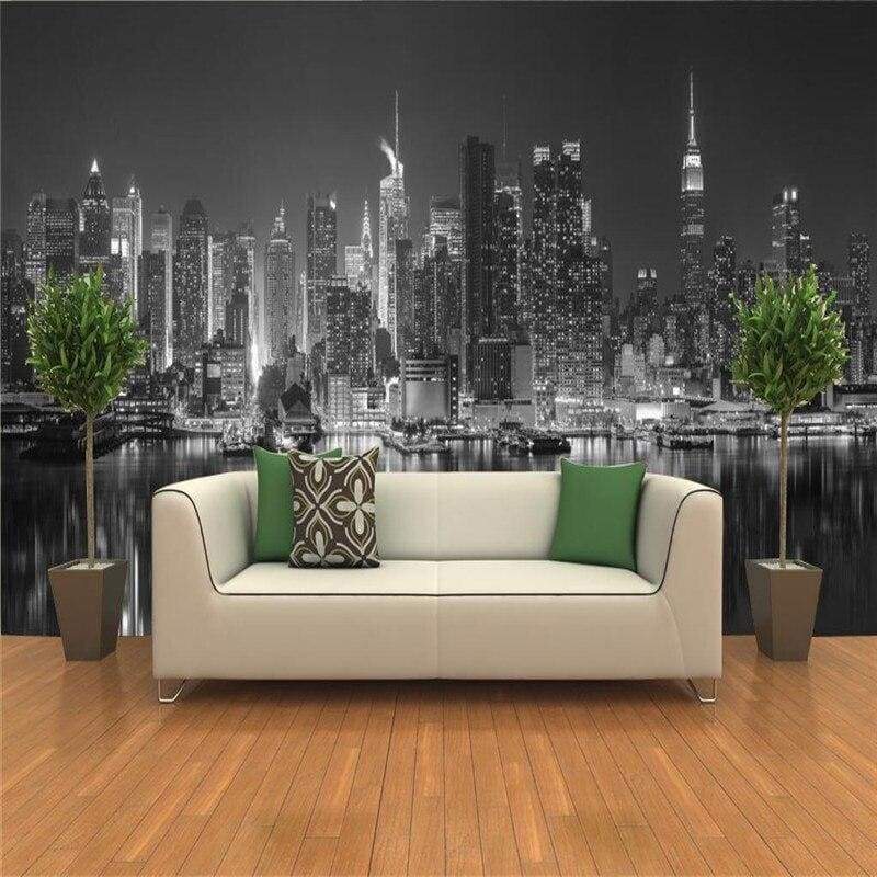 Carta da parati vintage panoramica di New York