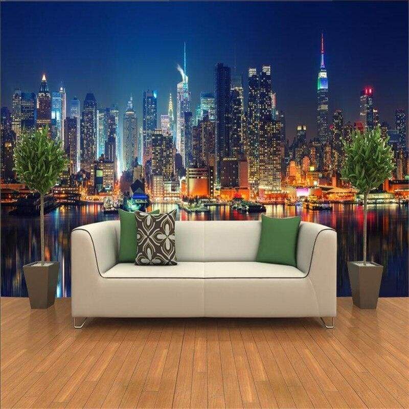 Carta da parati vintage panoramica di New York