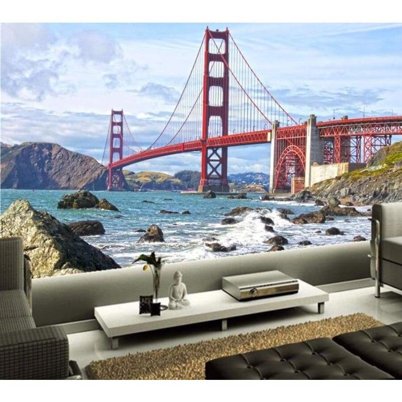 Carta da parati vintage di San Francisco