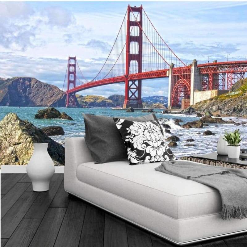 Carta da parati vintage di San Francisco