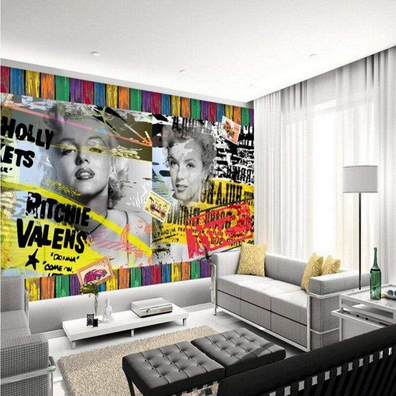 Carta da parati in stile americano vintage