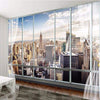 Carta da parati vintage in stile newyorkese