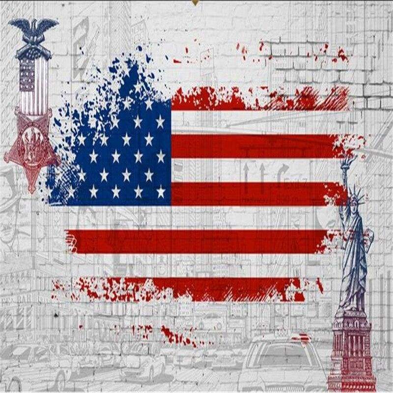 Carta da parati vintage USA