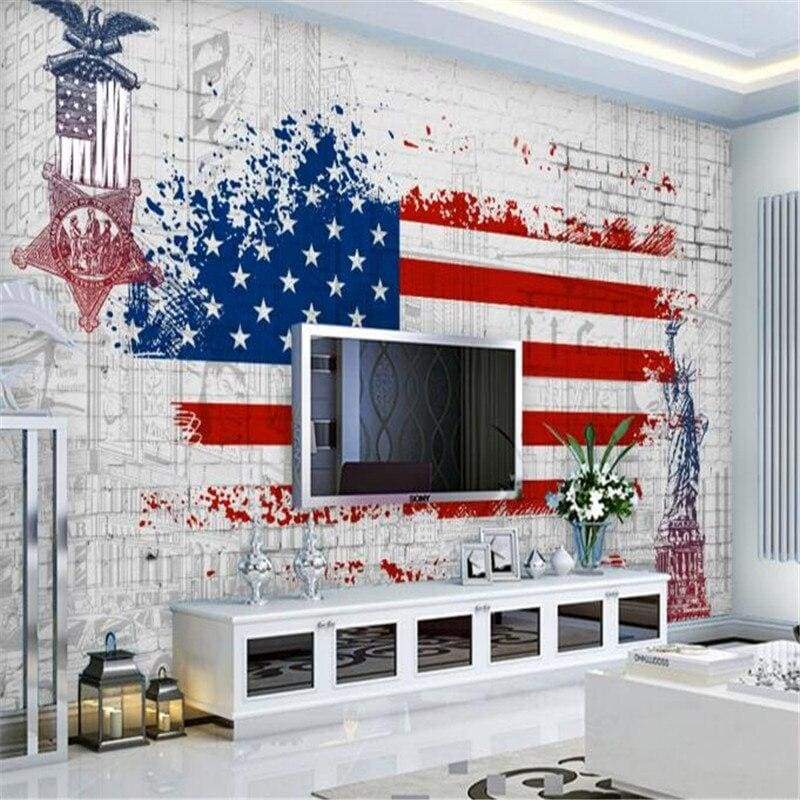 Carta da parati vintage USA