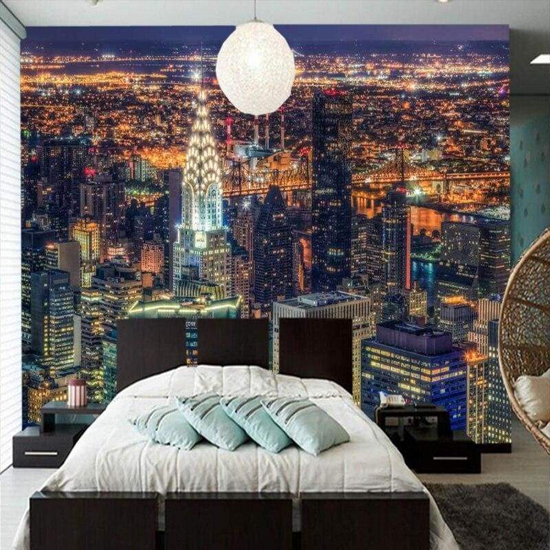 Carta da parati vintage di New York City