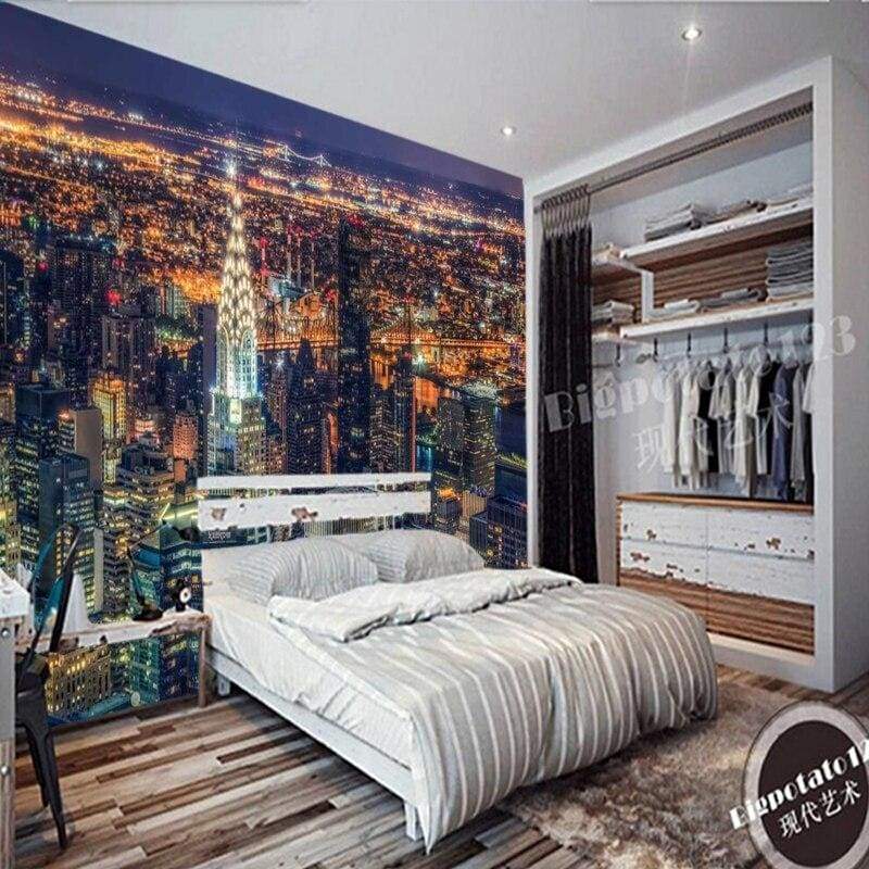 Carta da parati vintage di New York City