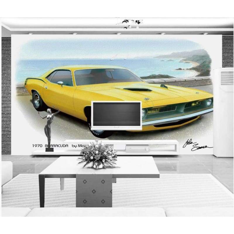 Carta da parati per auto americane Vintage
