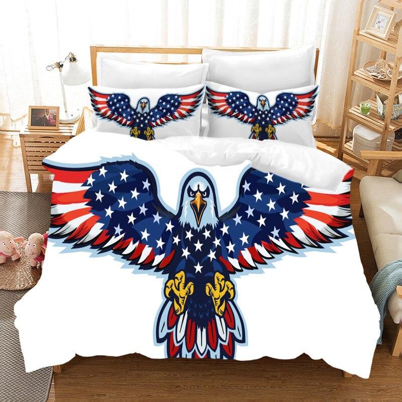 Set letto bandiera americana vintage