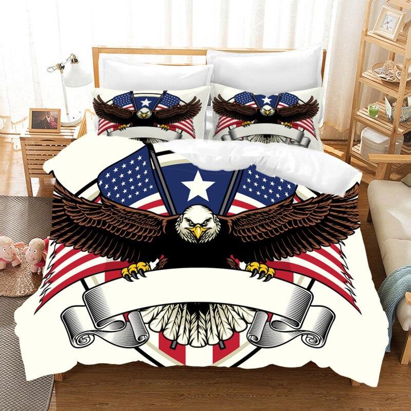 Set letto bandiera americana vintage