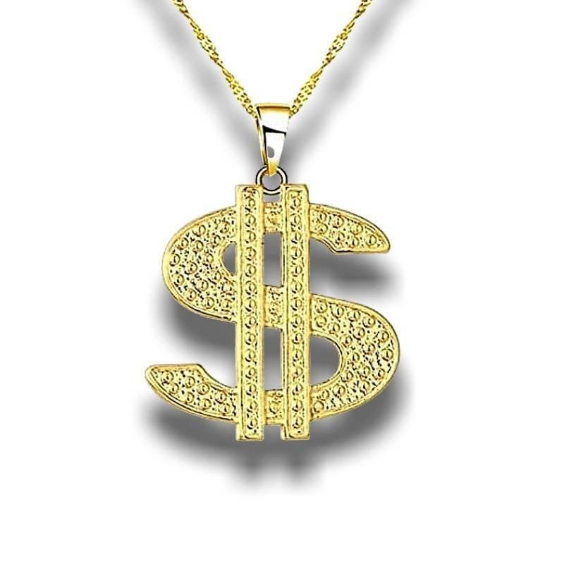 Ciondolo in oro dollaro vintage