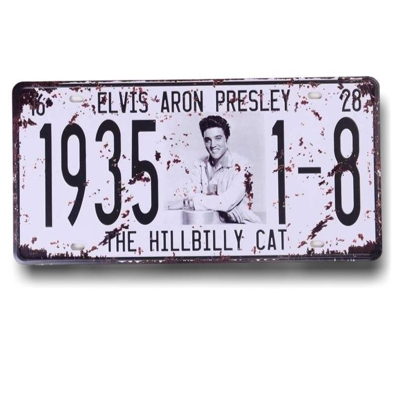 Targa vintage di Elvis Presley