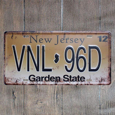 Piatto Vintage del New Jersey