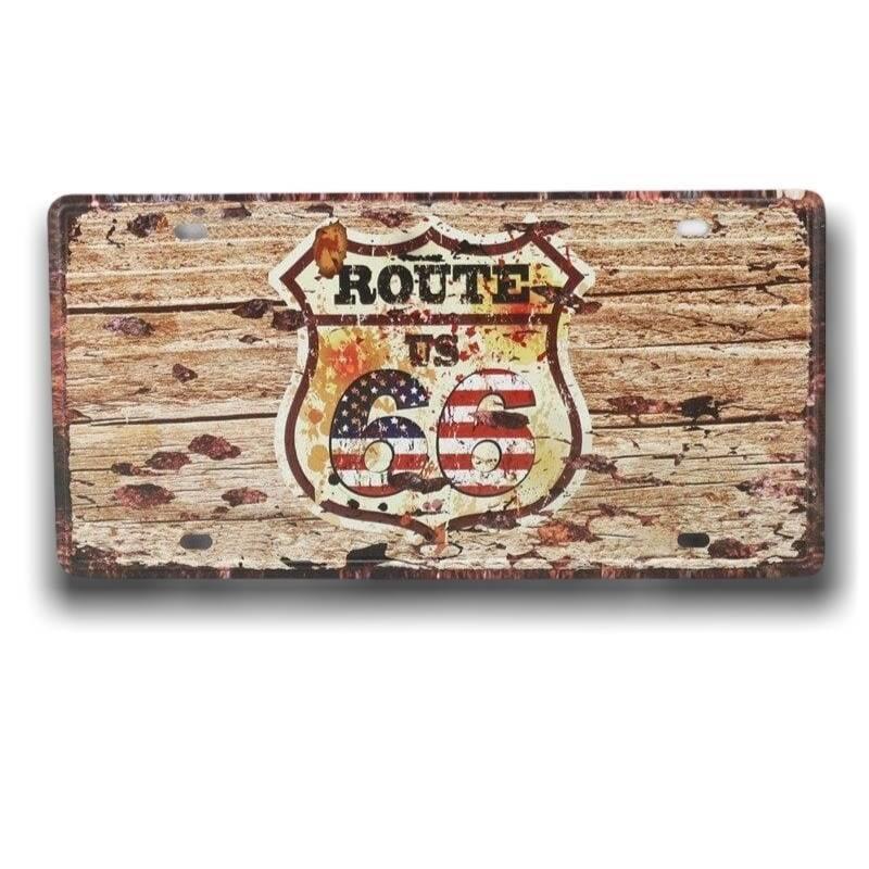 Piatto Vintage Route 66