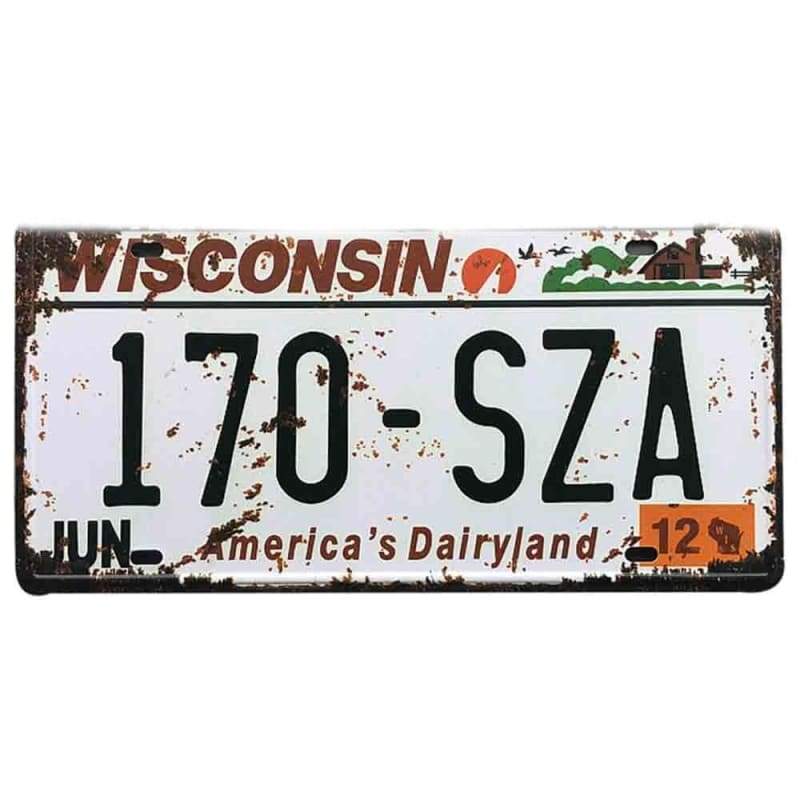 Piatto Vintage del Wisconsin