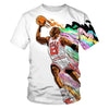 Maglietta vintage retrò di Michael Jordan