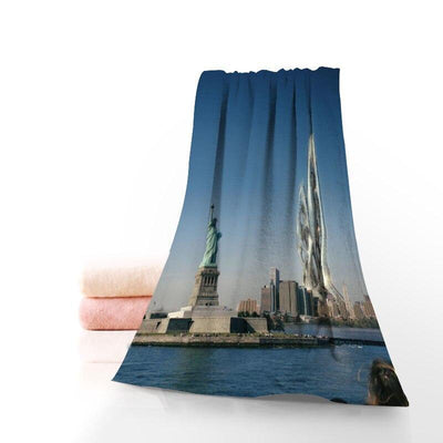 Asciugamano da bagno New York vintage