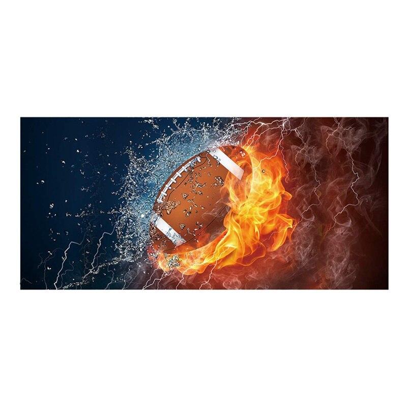 Asciugamano vintage giocatore di football americano