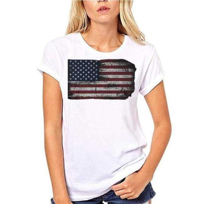 Maglietta vintage bandiera americana