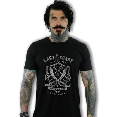 T-shirt vintage della costa orientale