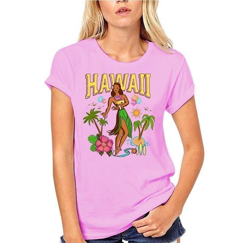 T-shirt hawaiana vintage da ragazza
