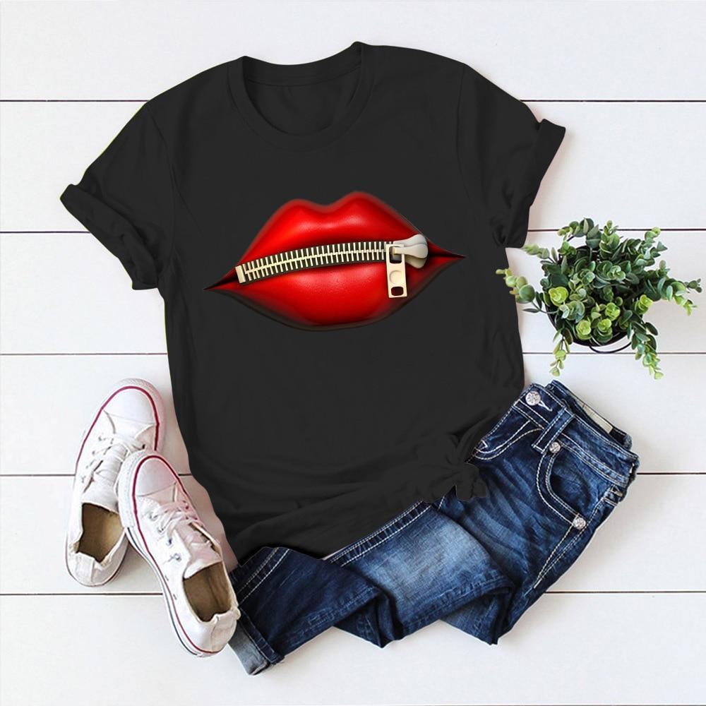 T-shirt con stampa vintage da donna