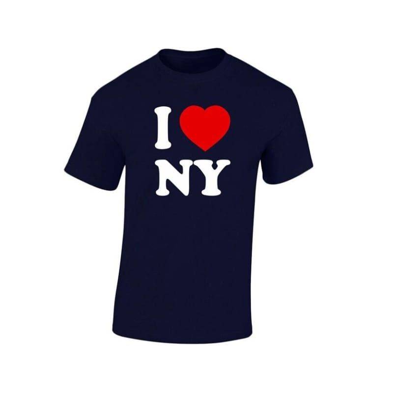 T-shirt vintage da uomo I Love NY