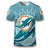 Maglietta vintage dei delfini di Miami