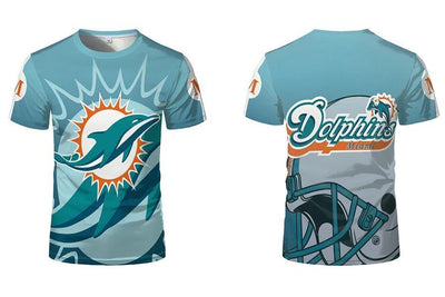 Maglietta vintage dei delfini di Miami