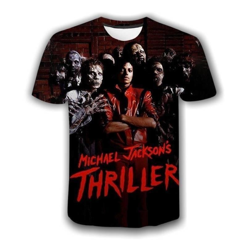 Maglietta vintage del thriller di Michael Jackson