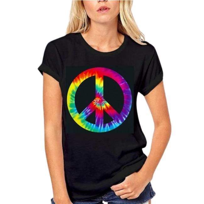 T-shirt Hippie multicolore vintage