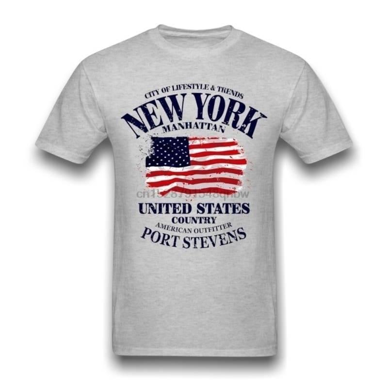 T-shirt vintage New York da uomo