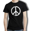 T-shirt vintage da uomo Pace e amore