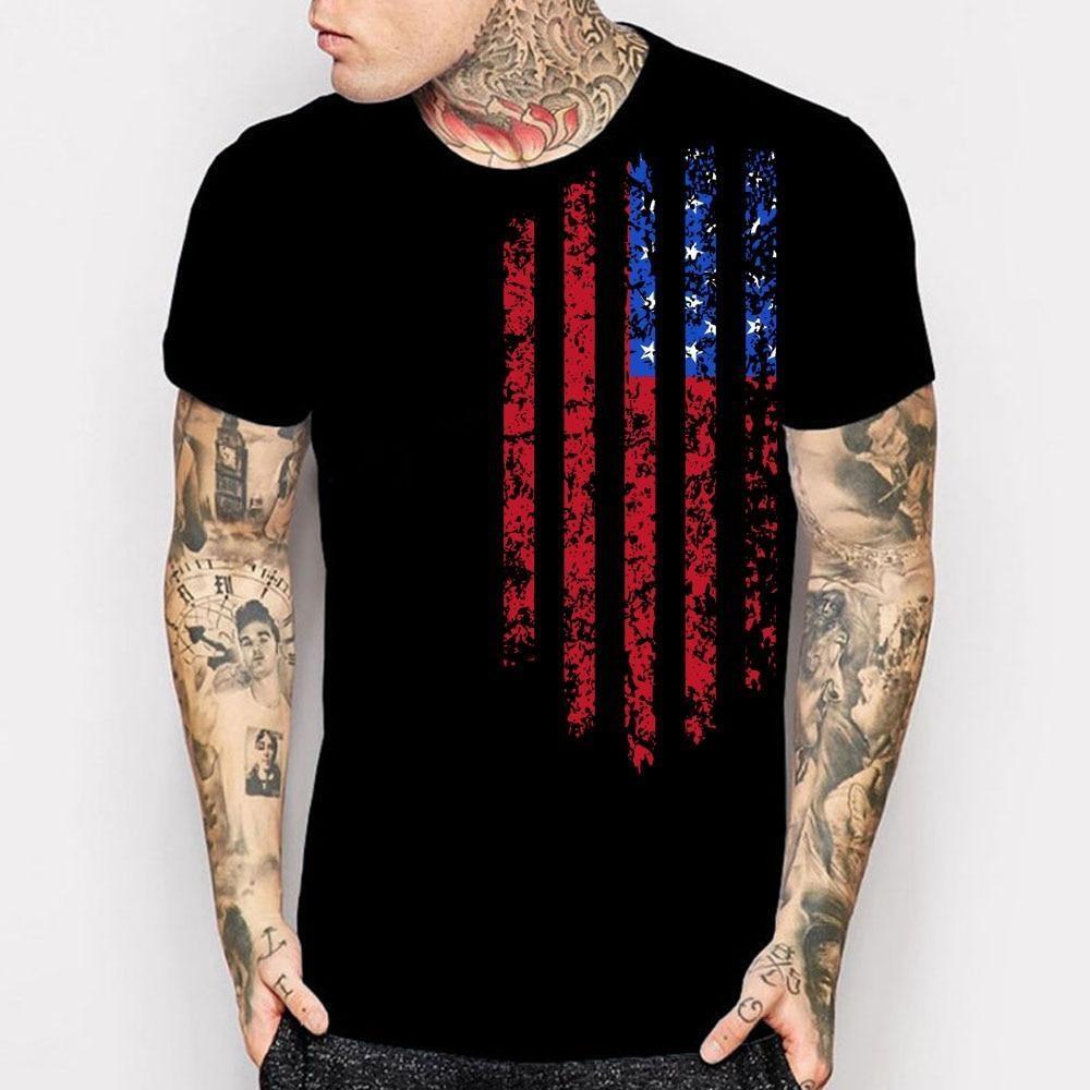 T-shirt USA vintage da uomo