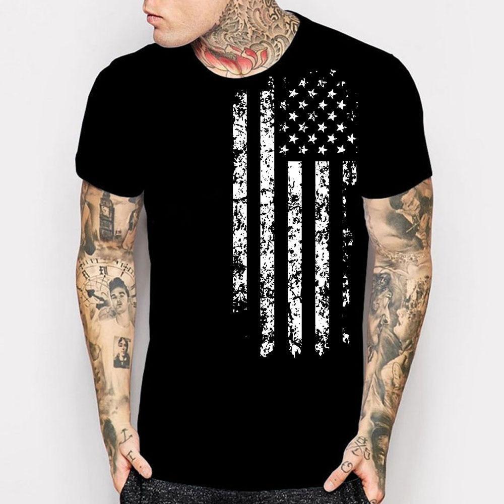 T-shirt USA vintage da uomo