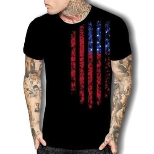 T-shirt USA vintage da uomo