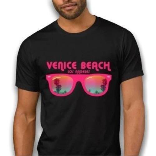 T-shirt da uomo vintage Venice Beach