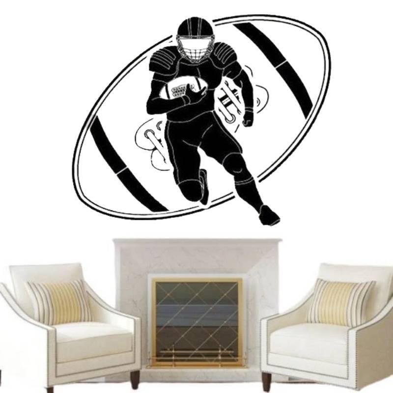 Adesivi vintage di football americano