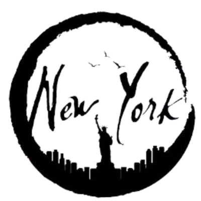 Adesivi vintage per sedile del water di New York