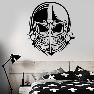 Adesivi per casco da football americano vintage