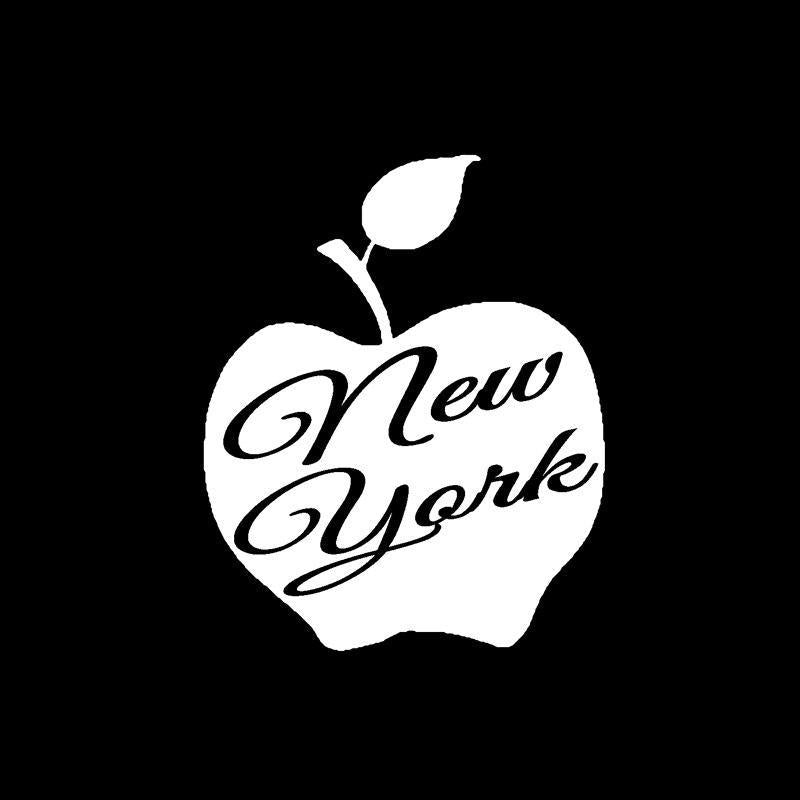 Adesivi di scrittura vintage di New York