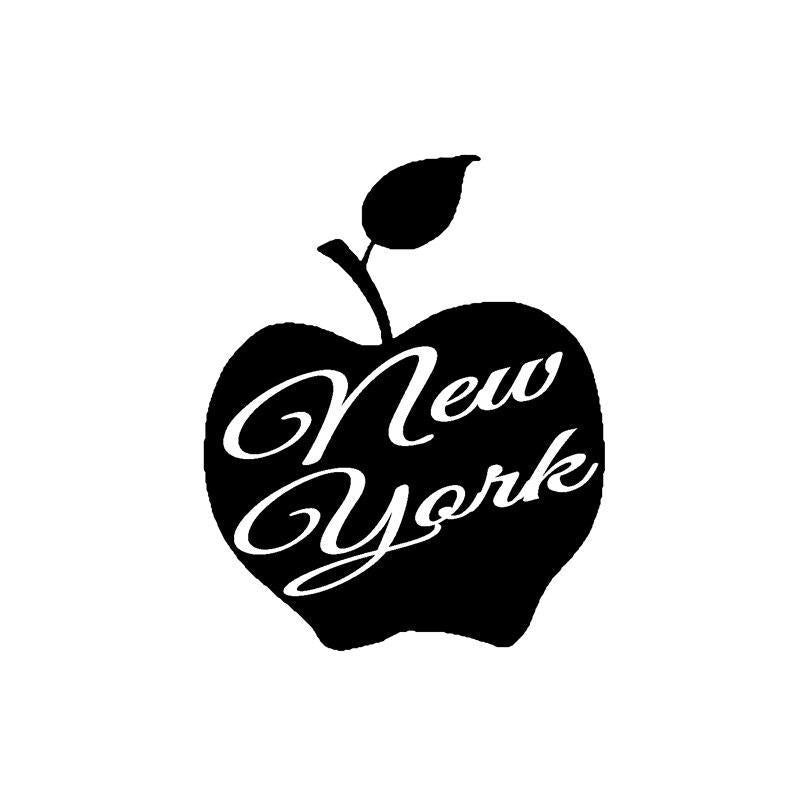 Adesivi di scrittura vintage di New York