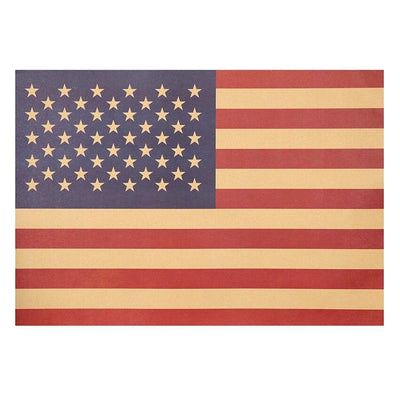 Adesivi murali bandiera americana vintage