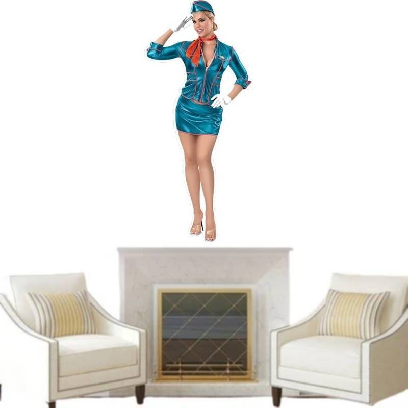 Adesivi per l'aviazione americana Pin Up